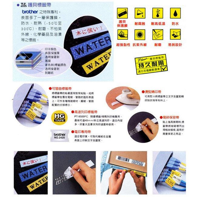 Brother兄弟►條碼機用護貝標籤帶24mm專區TZE-151,TZE-251,TZE-451,TZE-551,TZE-651,TZE-751,TZE-355,TZE-354,TZE-555,TZE-M951,TZE-S251,TZE-FX251,TZE-FX651,HSE-251