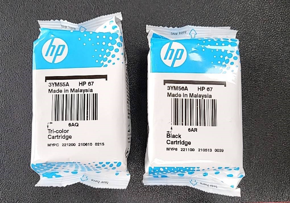 HP 67黑 67彩原廠墨水匣