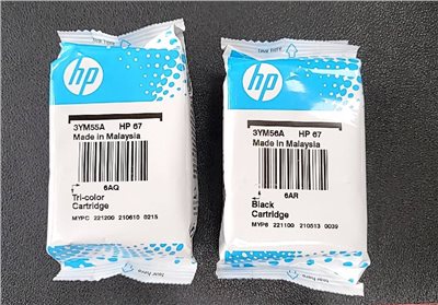 HP 67黑 67彩原廠墨水匣