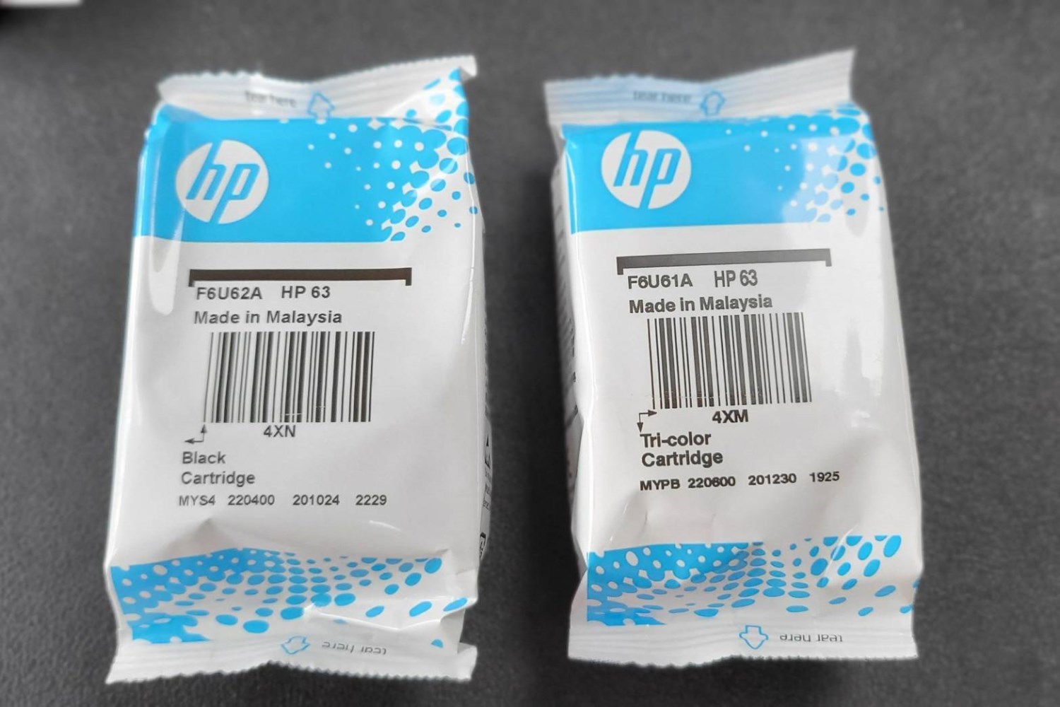 HP 63黑 63彩原廠墨水匣